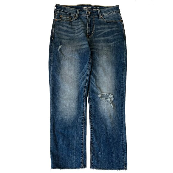 Levi's Denizen High Rise Slim Crop Jeans Size 2 - Picture 1 of 8